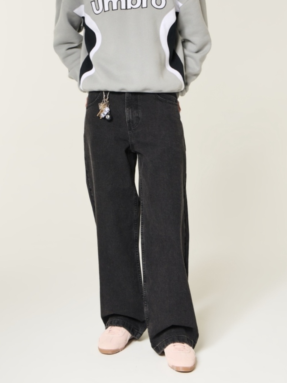 Hollister Black Super Baggy Men's Jeans (36x32)